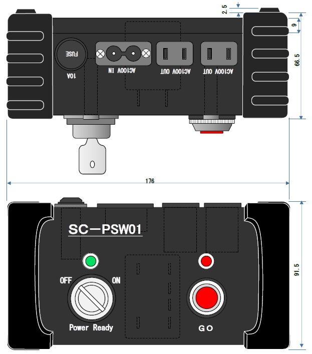 SC-PSW01 火薬用シングルスイッチ