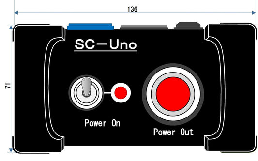 SC-Uno 特殊効果演出 専用スイッチ（キャノン砲、CO2）